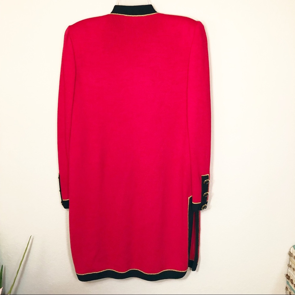 St John | Open Front Button Detail Wool Cardigan - image 3